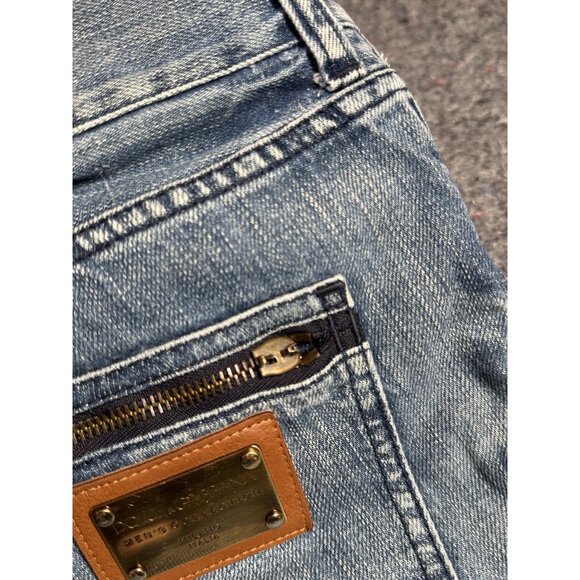 Vintage D&G Dolce Gabbana Jeans Made in Italy Men's Size L / 100% Cotton - Picture 8 of 9
